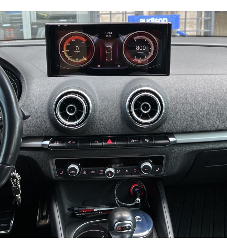 Autoradio Android Audi A3 2013-2020 Apple CarPlay 12,3 pollici