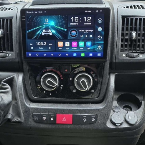 Autoradio Android Fiat Ducato 2006-2021 Apple CarPlay 10 pollici