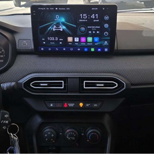 Autoradio Android Dacia Sandero 2021-2026 Apple CarPlay 10 pollici