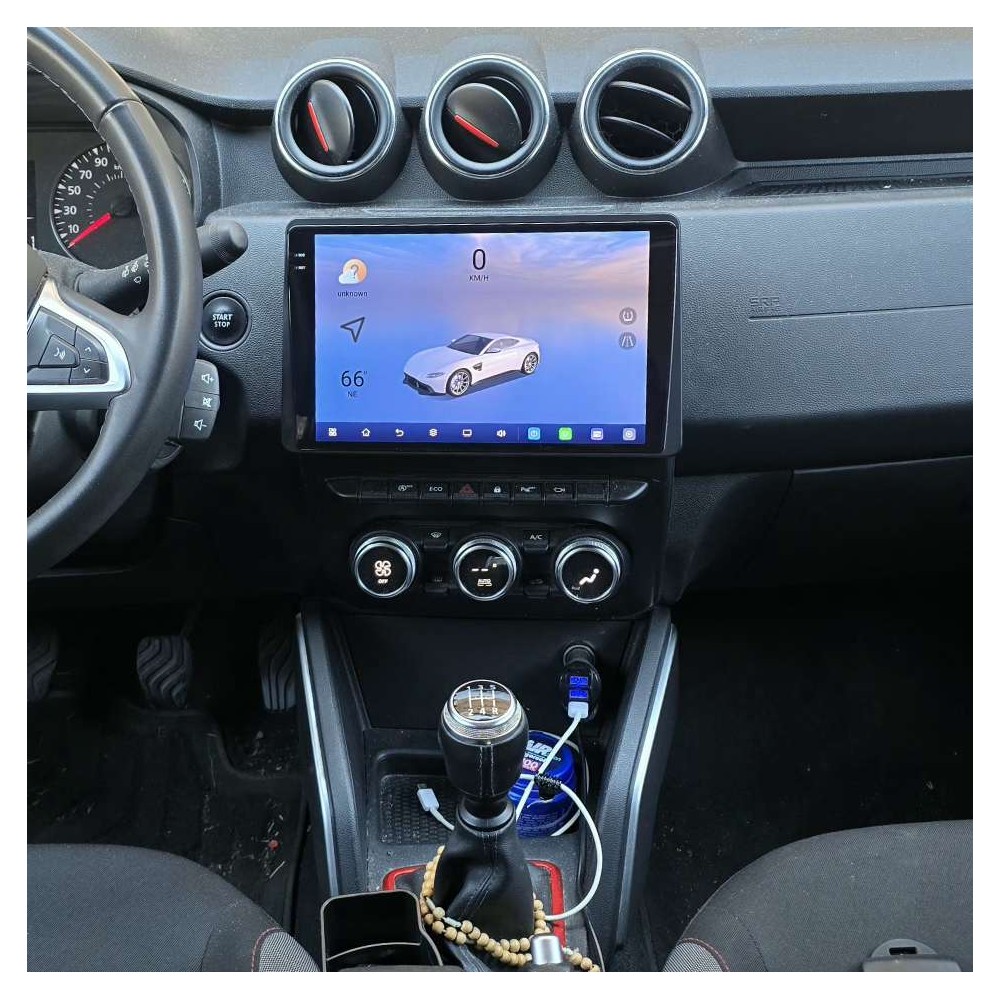 Autoradio Android Dacia Duster 2024-2026 Apple CarPlay 10 pollici