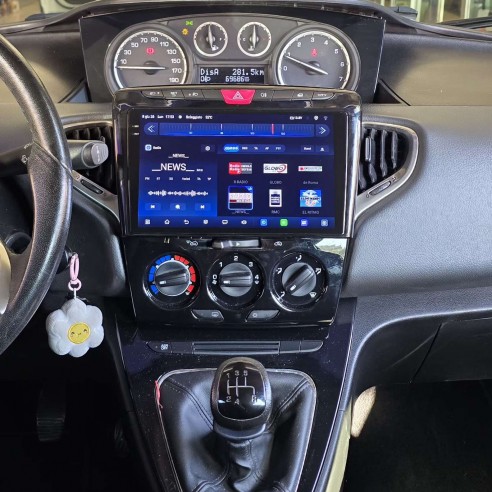 Autoradio Android Lancia Y 2011-2020 Apple CarPlay 9 pollici