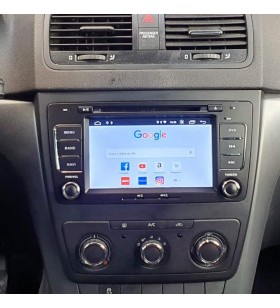 Autoradio Android Skoda Yeti 5L 2009-2017 Apple CarPlay 7 pollici