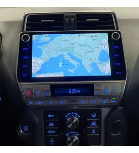 Autoradio Android Toyota Land Cruiser Prado J150 2013-2017 Apple CarPlay 10 pollici