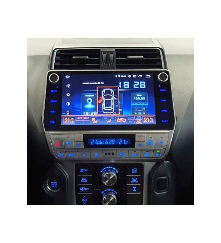 Autoradio Android Toyota Land Cruiser Prado J150 2013-2017 Apple CarPlay 10 pollici