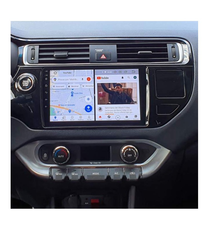 Autoradio Android Kia Rio 2011-2017 Apple CarPlay 10 pollici