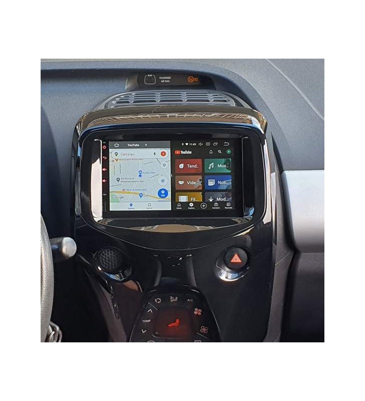 Autoradio Android Toyota Aygo AB40 2014-2021 Apple CarPlay 9 pollici