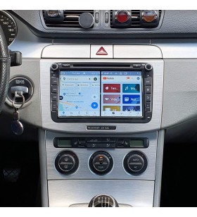 Autoradio Android Volkswagen Passat B6/B7 3C 2005-2014 Apple CarPlay 8 pollici