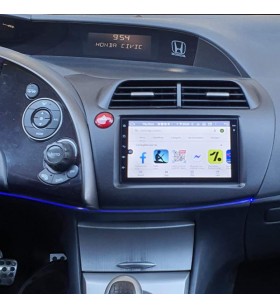 Autoradio Android Honda Civic VIII 2005-2011 Apple CarPlay 7 pollici