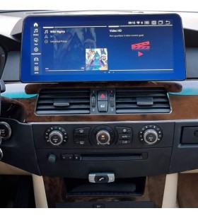 Autoradio Android BMW Serie 5 E6x 2003-2010 Apple CarPlay 12,3 pollici