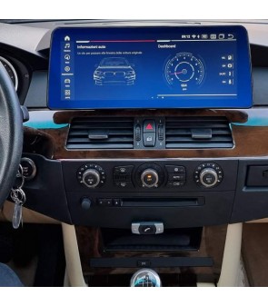 Autoradio Android BMW Serie 5 E6x 2003-2010 Apple CarPlay 12,3 pollici