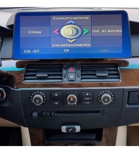 Autoradio Android BMW Serie 5 E6x 2003-2010 Apple CarPlay 12,3 pollici