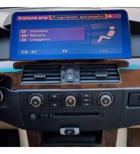 Autoradio Android BMW Serie 5 E6x 2003-2010 Apple CarPlay 12,3 pollici