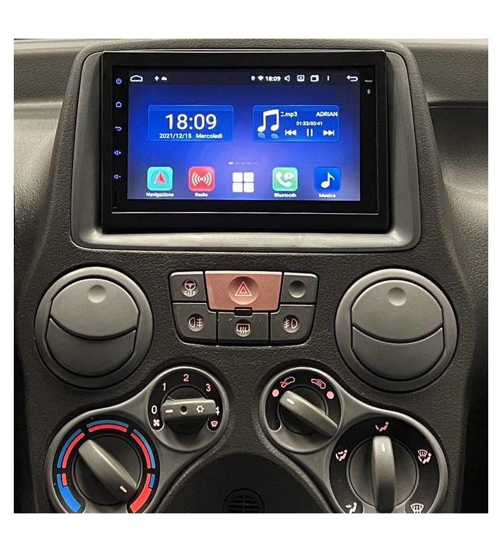Autoradio Android Fiat Panda 2003-2012 Apple CarPlay 7 pollici