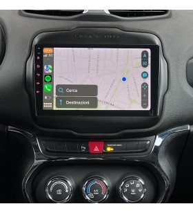 Autoradio Android Jeep Renegade 2014-2022 Apple CarPlay 10 pollici