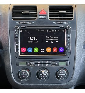 Autoradio Android Volkswagen Golf 5 1K 2003-2008 Apple CarPlay 8 pollici