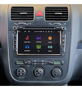Autoradio Android Volkswagen Golf 5 1K 2003-2008 Apple CarPlay 8 pollici