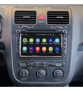 Autoradio Android Volkswagen Golf 5 1K 2003-2008 Apple CarPlay 8 pollici