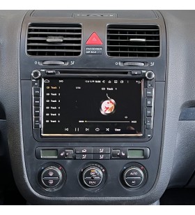 Autoradio Android Volkswagen Golf 5 1K 2003-2008 Apple CarPlay 8 pollici