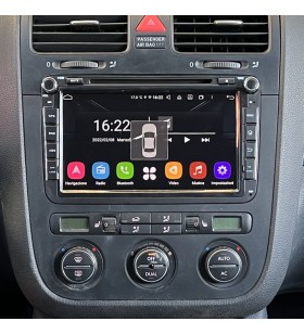Autoradio Android Volkswagen Golf 5 1K 2003-2008 Apple CarPlay 8 pollici