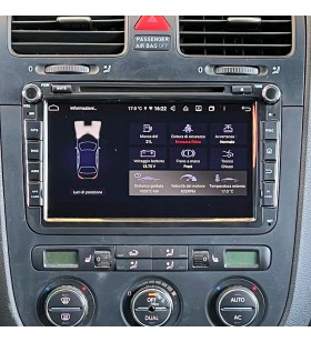 Autoradio Android Volkswagen Golf 5 1K 2003-2008 Apple CarPlay 8 pollici