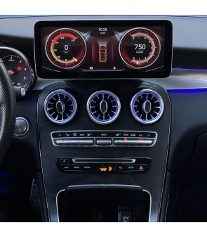 Autoradio Android Mercedes GLC X253 C253 2015-2022 Apple CarPlay 12,3 pollici