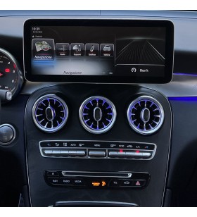 Autoradio Android Mercedes GLC X253 C253 2015-2022 Apple CarPlay 12,3 pollici
