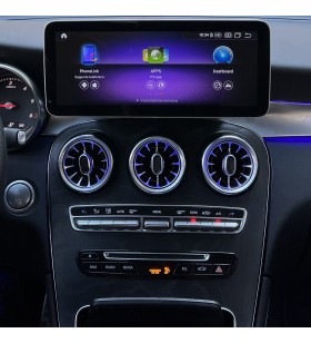 Autoradio Android Mercedes GLC X253 C253 2015-2022 Apple CarPlay 12,3 pollici