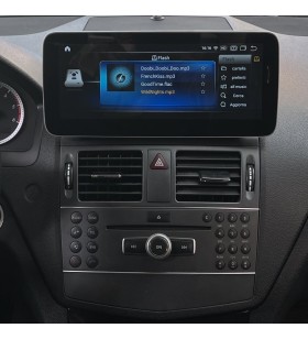 Autoradio Android Mercedes Classe C W204 2007-2011 Apple CarPlay 10,25 pollici