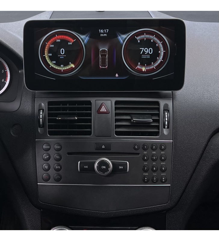 Autoradio Android Mercedes Classe C W204 2007-2011 Apple CarPlay 10,25 pollici