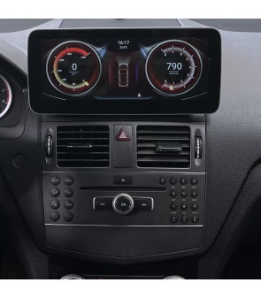 Autoradio Android Mercedes Classe C W204 2007-2011 Apple CarPlay 10,25 pollici