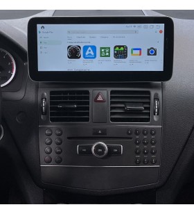 Autoradio Android Mercedes Classe C W204 2007-2011 Apple CarPlay 10,25 pollici